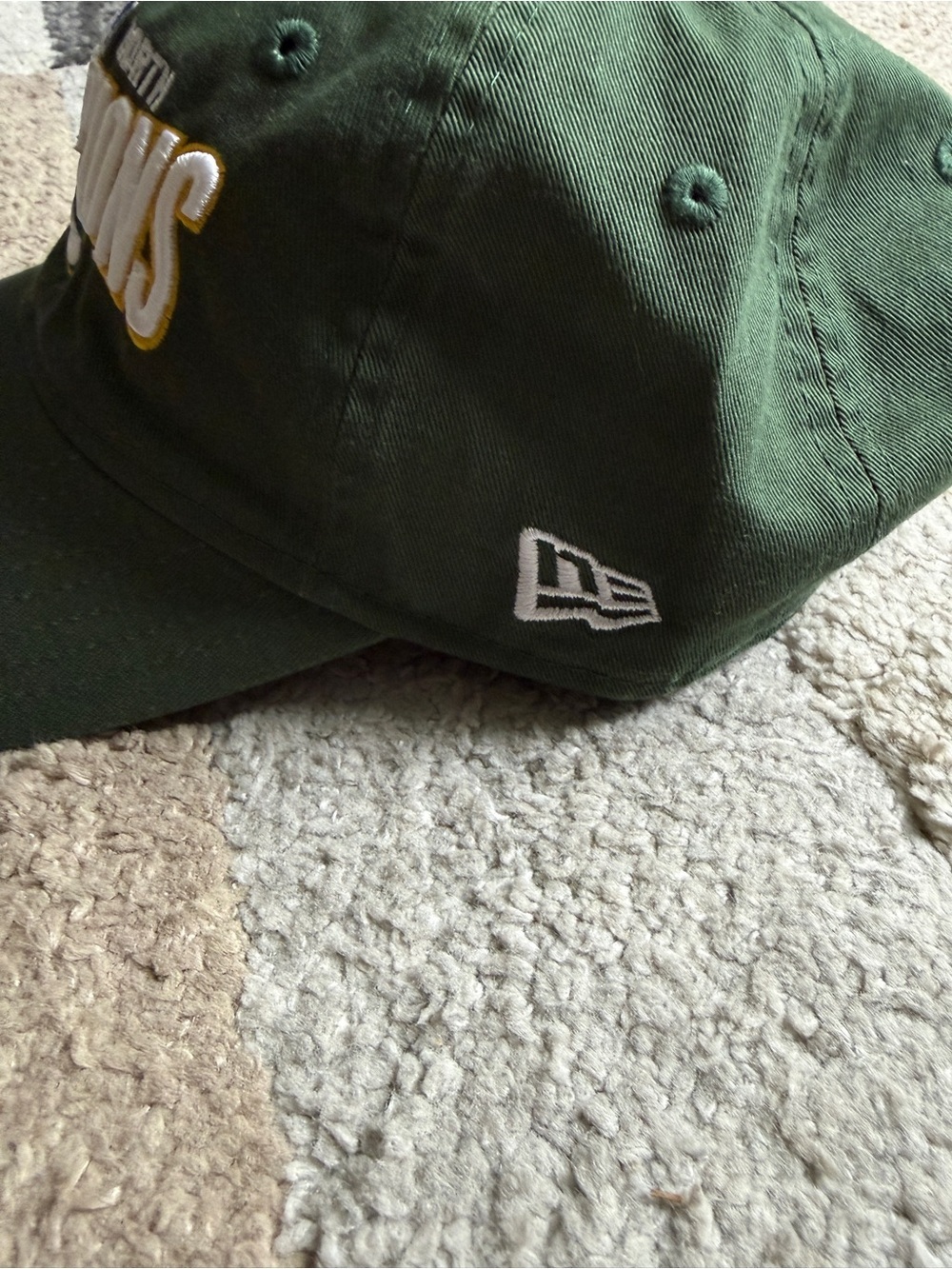 New Era Green 2019 North Champions Green Bay Packers  Adjustable Baseball Cap - Picture 2 of 6